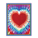 - Big Funny Valentine'S Day Greeting Card (8.5 X 11 Inch) - Jumbo Notecard For Valentines, Stationery Humor - Tie-Dye Hearts J9162Cvdg