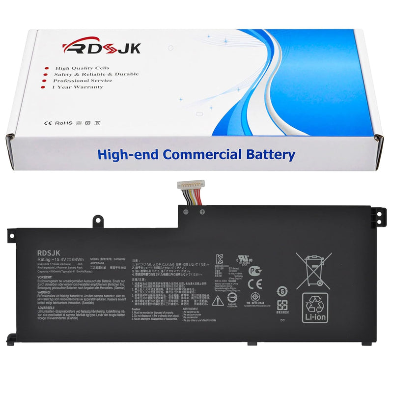 C41N2002 Laptop Battery For Asus Zenbook Pro 15 Ux535 Ux535L Ux535Lh Ux535Li U