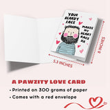 Valentines Day Cards For Husband - Wedding Anniversary, Birthday, Fathers Day, Valentines Gifts For Husband From Wife - Romantic Gifts For Him - 5.3''X 8.0'' Greeting Love Card & Envelope