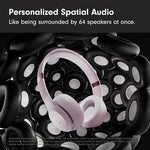 Wireless Bluetooth On-Ear Headphones, 50H Battery, Apple/Android, Pink