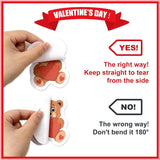 24 Pack Valentine'S Day Sticky Notes Memo Pads Red Heart Animal 12 Designs Self Adhesive Notepads For Valentines Holiday Office School Supplies Party Favors, 20 Sheets Each