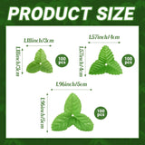 300Pcs Artificial Leaves Mix Size Fake Rose Leaves Faux Silk Leaf For Christmas Home Kitchen Wedding Garland Decoration