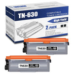 TN-630 Black Toner 2-Pack for HL-L2300D, MFC-L2680W Printers