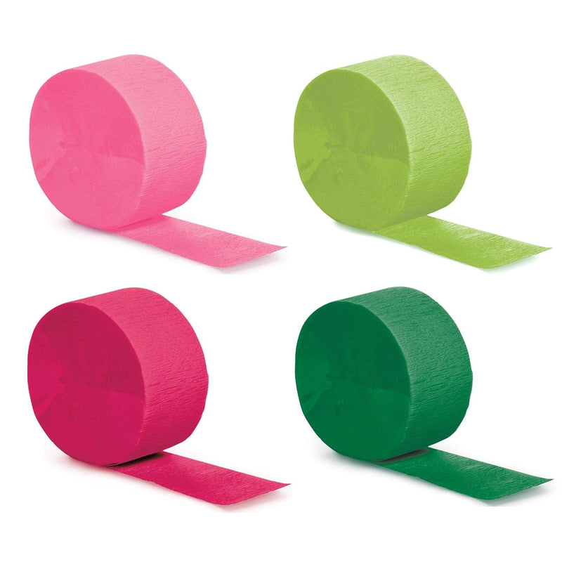 Watermelon Crepe Paper Streamers For Fruit Party Or Tropical Birthday