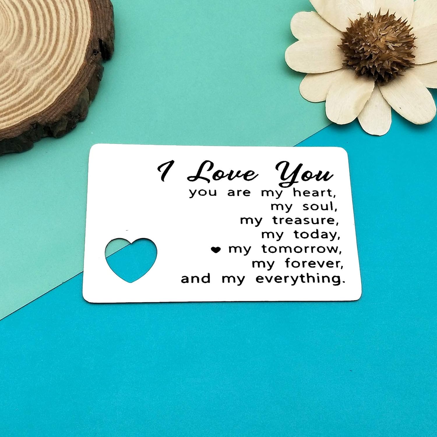 Anniversary Card Gifts For Him Engraved Wallet Card For Boyfriend Girlfriend Couple Gifts You Are My Heart Mini Love Note Card Gift For Husband Christmas Birthday Gifts Valentines Day Gifts For Fiance