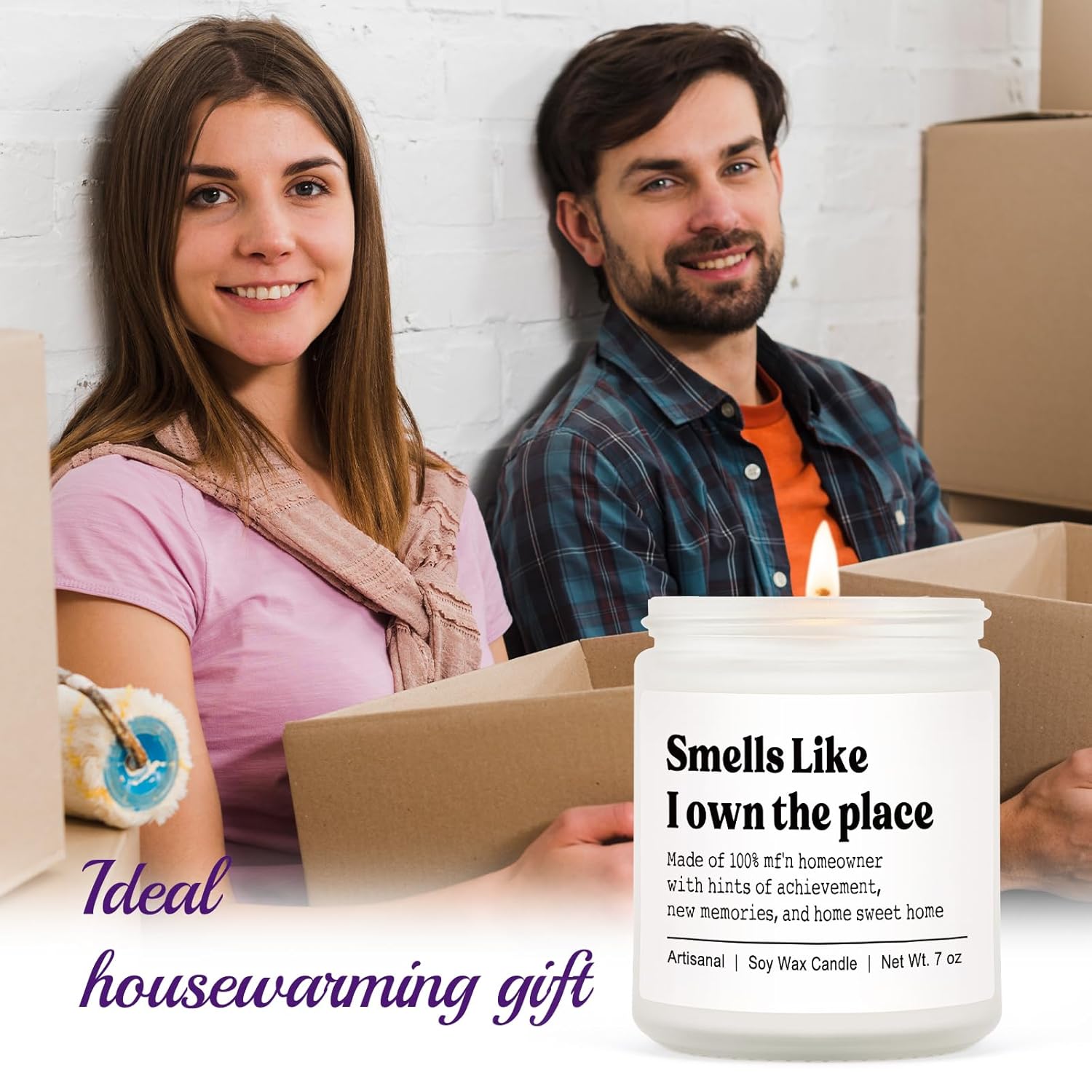 House Warming Gifts, New House/Home Candle, Best Housewarming Gift 2026, Closing Gifts For Home Buyers, New Homeowner, First Apartment Essentials, Handmade, 7Oz