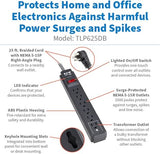Tripp Lite 6-Outlet Surge Protector Power Strip 25ft Braided Extension Cord 1500 Joules