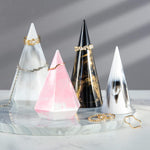 Cone Silicone Molds, 4 Pcs Holder For Epoxy Resin, Pyramid Molds For Diy Ring Stand, Jewelry Display, Wedding Gift