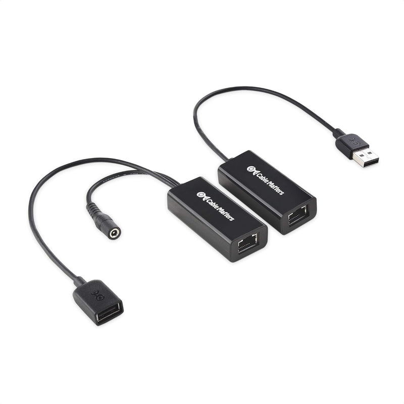 Cable Matters USB Over Ethernet Extender with Power Adapter - Full USB 2.0 Sup