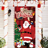 Merry Christmas Banner For Christmas Decorations, Background Hanging Decor For Party Supplies (Style A)