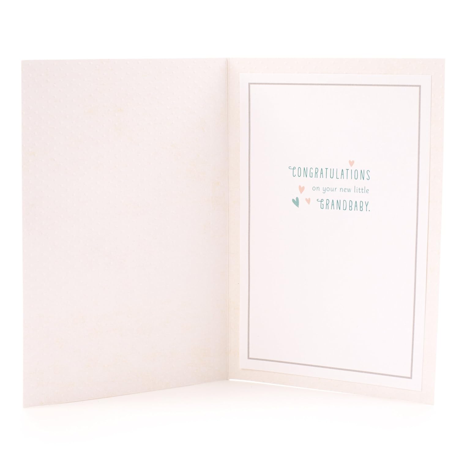 Hallmark Baby Card for New Grandparents (Warm and Cuddly) Welcome New Grandbaby, Congratulations