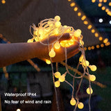 Globe String Lights, 32.8 Ft 80 Led Usb Powered Waterproof Timer 8 Modes Fairy String Lights With Remote For Bedroom Chr