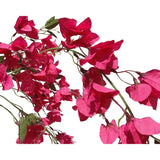 49 Inch Artificial Bougainvillea Silk Vines Faux Hanging Flowers For Home Decor Garden Display Wedding Decoration Indoor Floral Accents (Fuchsia - Pack Of 2)