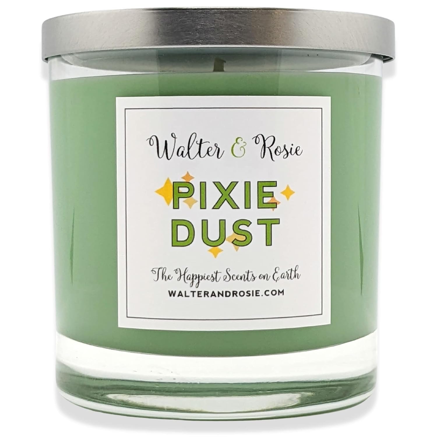 - Pixie Dust Candle 11 Oz - Scented Candle - Inspired By Peter Pan - Soy Wax Blend - Up To 40 Hrs - Long Burning Candle - Reuseable Glass Jar