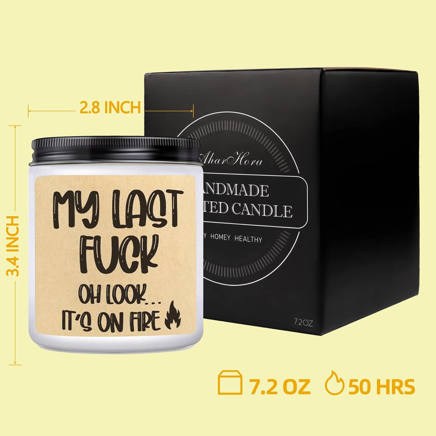 Funny Gift Candle For Her Humorous Unique Sarcastic Gifts For Best Friend Bestie Women Men Him Bff Coworker Birthday Friendship Female Joke