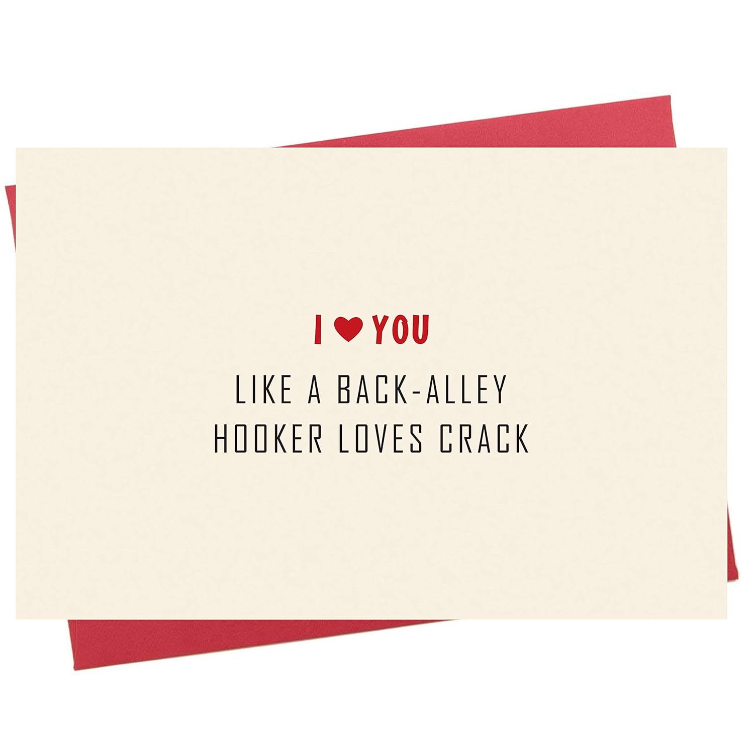 Valentines Day Card, Adult Funny Love Card, Rude Birthday Card For Boyfriend Husband