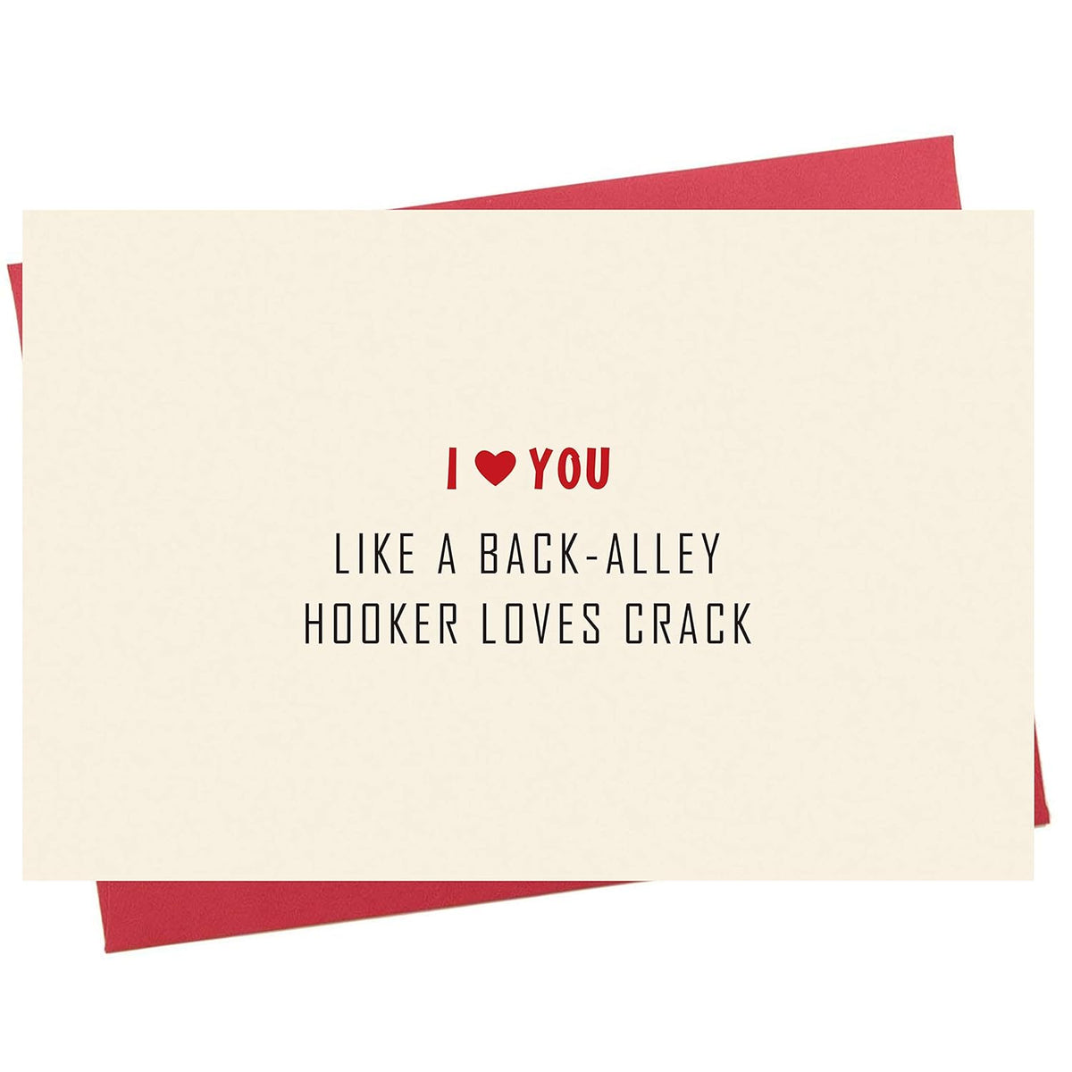 Valentines Day Card, Adult Funny Love Card, Rude Birthday Card For Boyfriend Husband