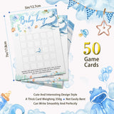Ocean Baby Shower Game - Baby Bingo- Set Of 50?Ocean Theme Party Cards? Neutral Boys Or Girls