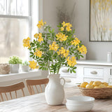 Artificial Yellow Flowers 29.5 Inch Long Stem Locust Flower Stems Faux Silk Sophora Japonica Blooms For Home Decor Wedding Centerpieces Wreath Farmhouse Floral Arrangements