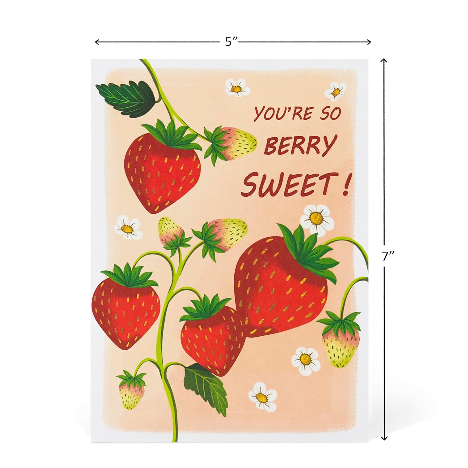 Strawberry Pop Up Card, Strawberries Basket, 3D Greeting Cards, Gift For Birthday, Mothers Day, Anniversary, Valentines Day, Mom, Wife, Her, 5X7 - Includes Envelope And Message Note