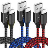 3 Pack 10FT USB A to USB C Fast Charging Cable for iPhone 16 15 Samsung Galaxy Android