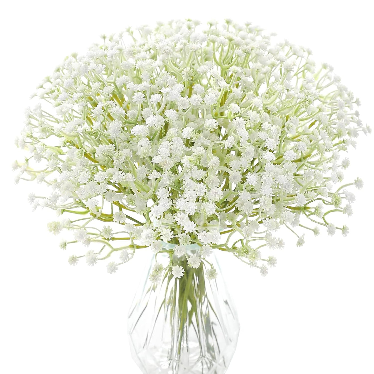 Babys Breath Artificial Flowers,30 Pcs White Gypsophila Greenery Sprays,Real Touch Flowers For Wedding Bouquets Centerpieces Floral Arrangements And Decorations