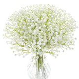 Babys Breath Artificial Flowers,30 Pcs White Gypsophila Greenery Sprays,Real Touch Flowers For Wedding Bouquets Centerpieces Floral Arrangements And Decorations