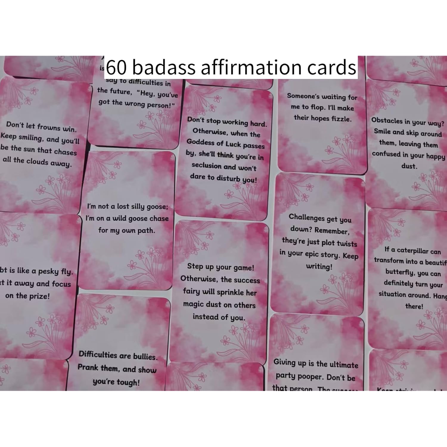 Affirmation Cards For Women,60 Positive Cards,Daily Motivational And Inspiration For Women