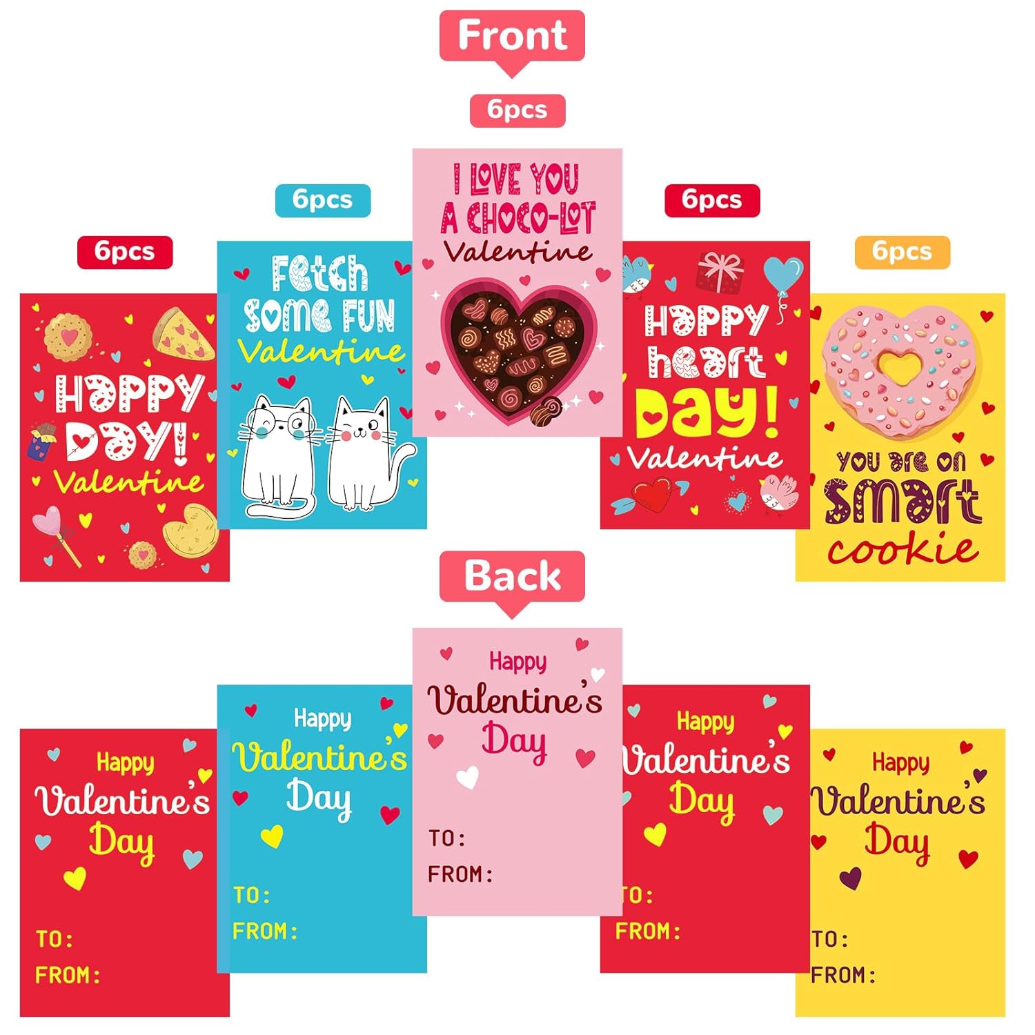 Valentines Day Gifts For Kids - Diy Vending Mailbox Valentine Boxes For Kids With 30 Valentine Cards - Valentines Day Cards For Boys Girls Toddlers School Classroom Exchange Party Favors