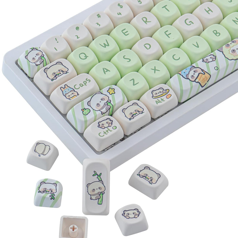 140 Keys Pbt Keycaps,Moa Profile Keycaps Dye Sublimation Customized Ansi Layou