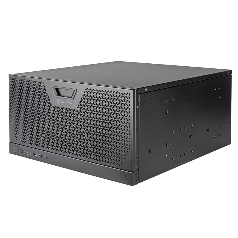 SilverStone Technology RM51 5U Rackmount Server Chassis with Dual 180mm Fans a