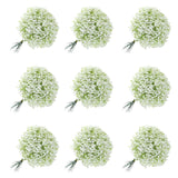 150Pcs Babys Breath Artificial Flowers, Bulk Faux Baby Breath Flower Babys Breaths White Gypsophila Real Touch Wedding Flower Bouquet For Wedding Party Bouquet Garden Home Decor-11.81Inches