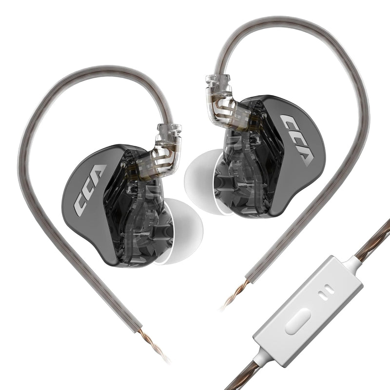 Cca Cra In Ear Monitor 10Mm Diaphragm With 2 Pin Detachable Cable Design, Clea