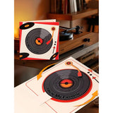Unique Record Player Pop Up Cards - Vinyl Spins When Opened, Retro Design For Valentine'S Day Birthday Anniversary All Occasion, Romantic Love Gift For Husband Boyfriend Him Wife Girlfriend Her