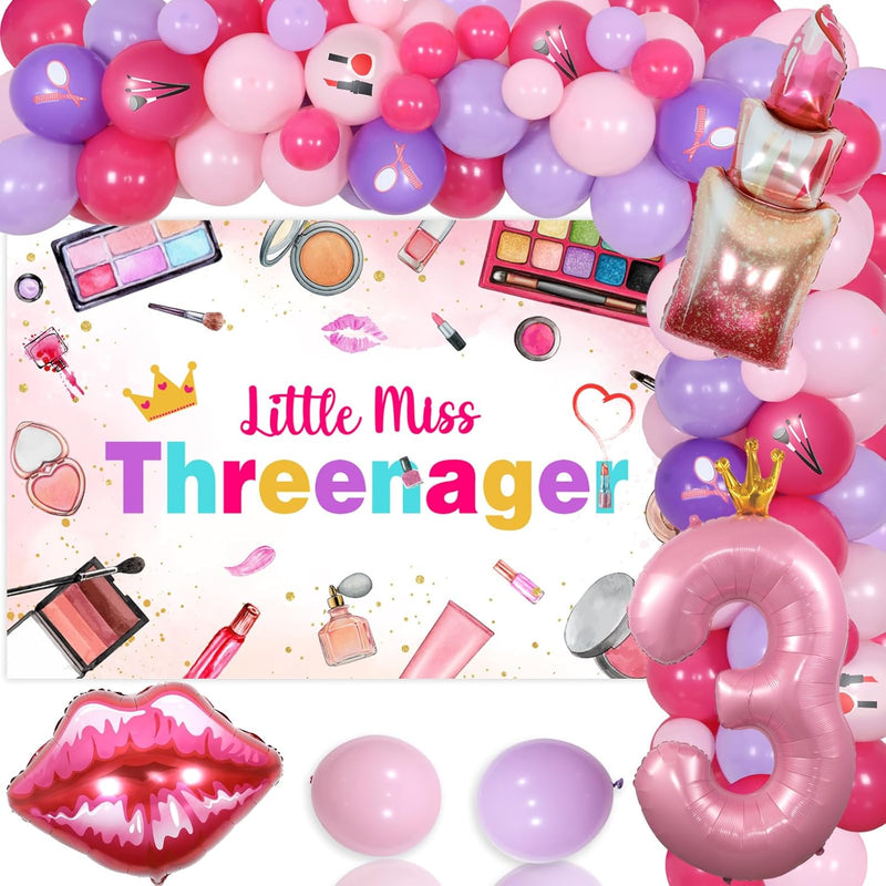 Little Miss Threenager Birthday Decorations, 3Rd Birthday Decorations