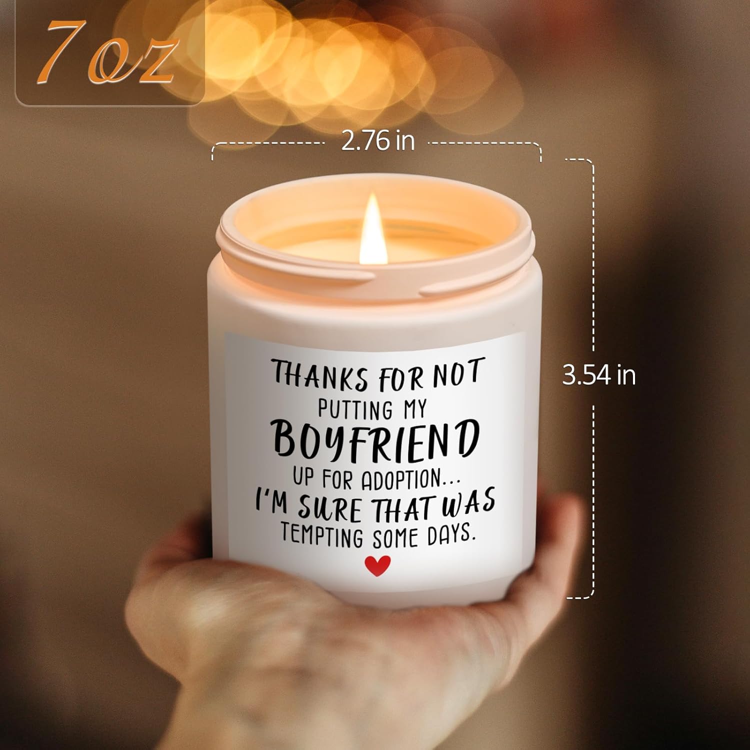 Gifts For Mother In Law - Lavender Scented Candle For Birthday (White-2)