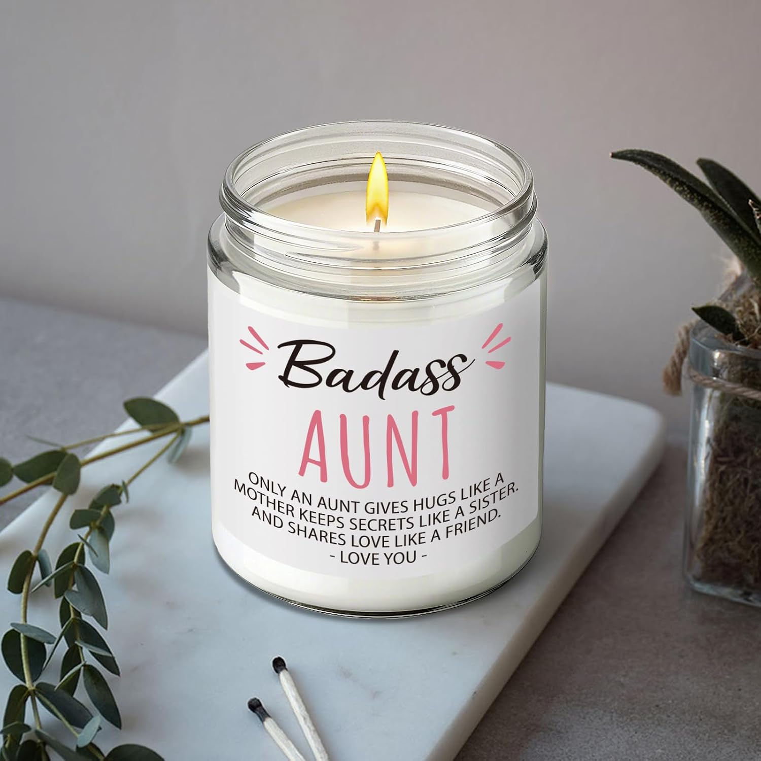 Best Sentimental Candle Gifts For Aunt From Niece And Nephew, Thoughtful Gift Ideas For Aunty Birthday And Mothers Day, Funny Thanksgiving Christmas, Special Occasions Gift For Auntie -10