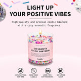 Birthday Cake Scented Candle, Natural Soy Candle With Birthday Cake & Buttercream Notes, Aromatherapy For Relaxation, Unique Candles Gifts For Women, 60-Hour Burn Time - By Ryan Porter