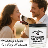 Personalized Wedding Gifts For Newlyweds, Bridal Shower Gifts For Bride To Be & Groom, Funny Engagement Gift For Couples, Bachelorette Bachelor Party Gift Idea, Wedding Candle For Cat Lovers & Dog Mom