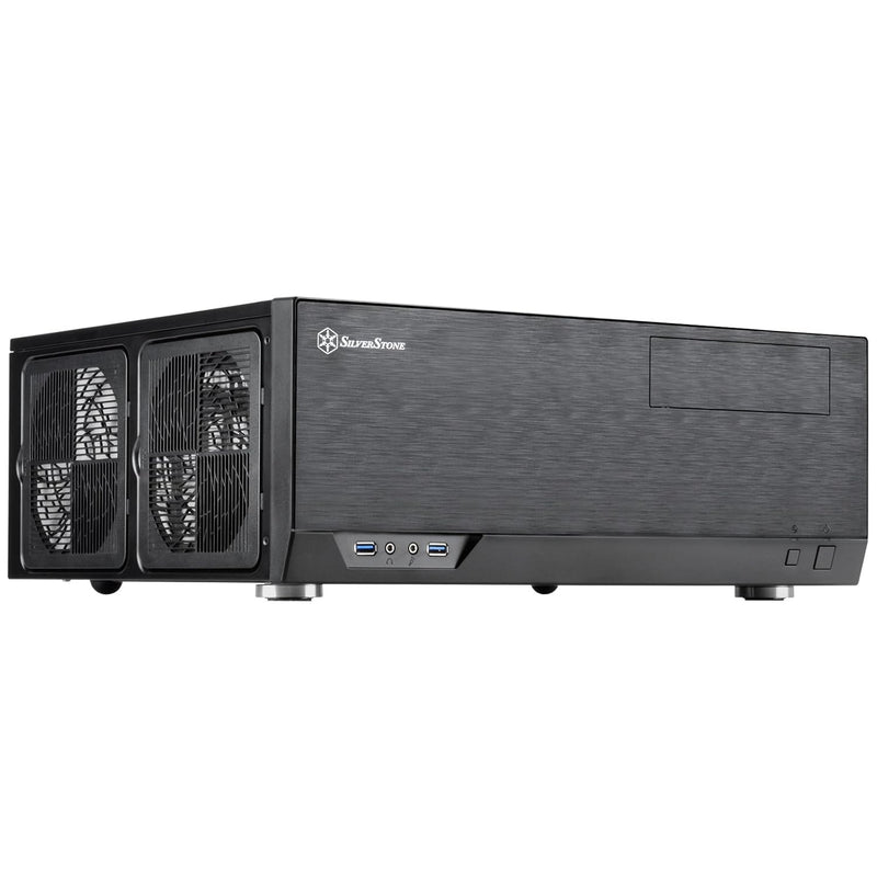 SilverStone Technology GD09B Home Theater Computer Case (HTPC) with Faux Alumi