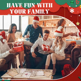 102 Pcs Christmas Trivia Games For Large Group Festival Question Answer Guessing Word Scramble Cards Activity For Xmas Indoor Game Holiday Party Activity Family Friends(Kraft,Candy Canes)