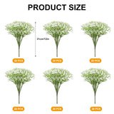 120 Pcs Babys Breath Artificial Flowers Bulk White Realistic Gypsophila Fake Babies Breath Flowers Faux Flowers For Wedding Party Home Decoration