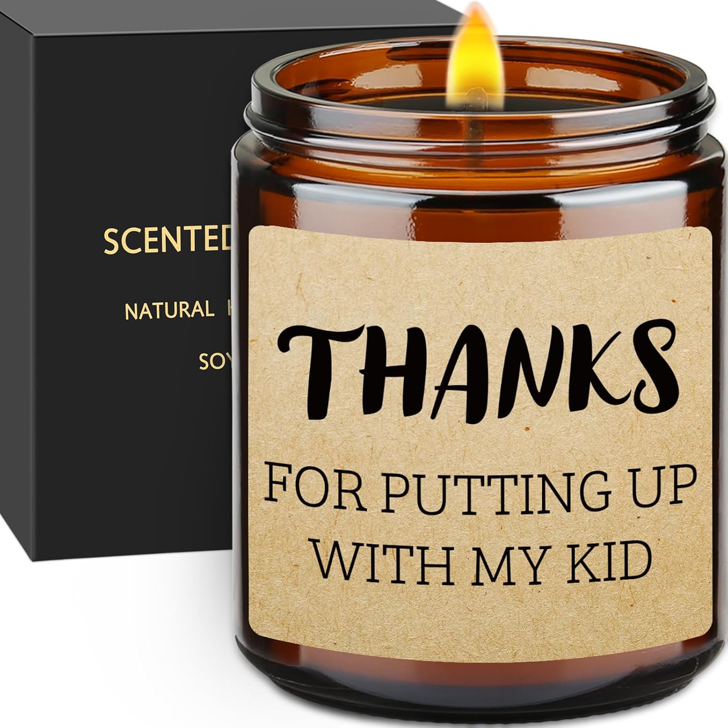 Teacher Appreciation Gifts, Christmas Gift, Thank You Teacher Gifts For Women, Babysitters, Nannies, Tutors, Candles Gift For Retired Teachers Idea For Graduation Back To School