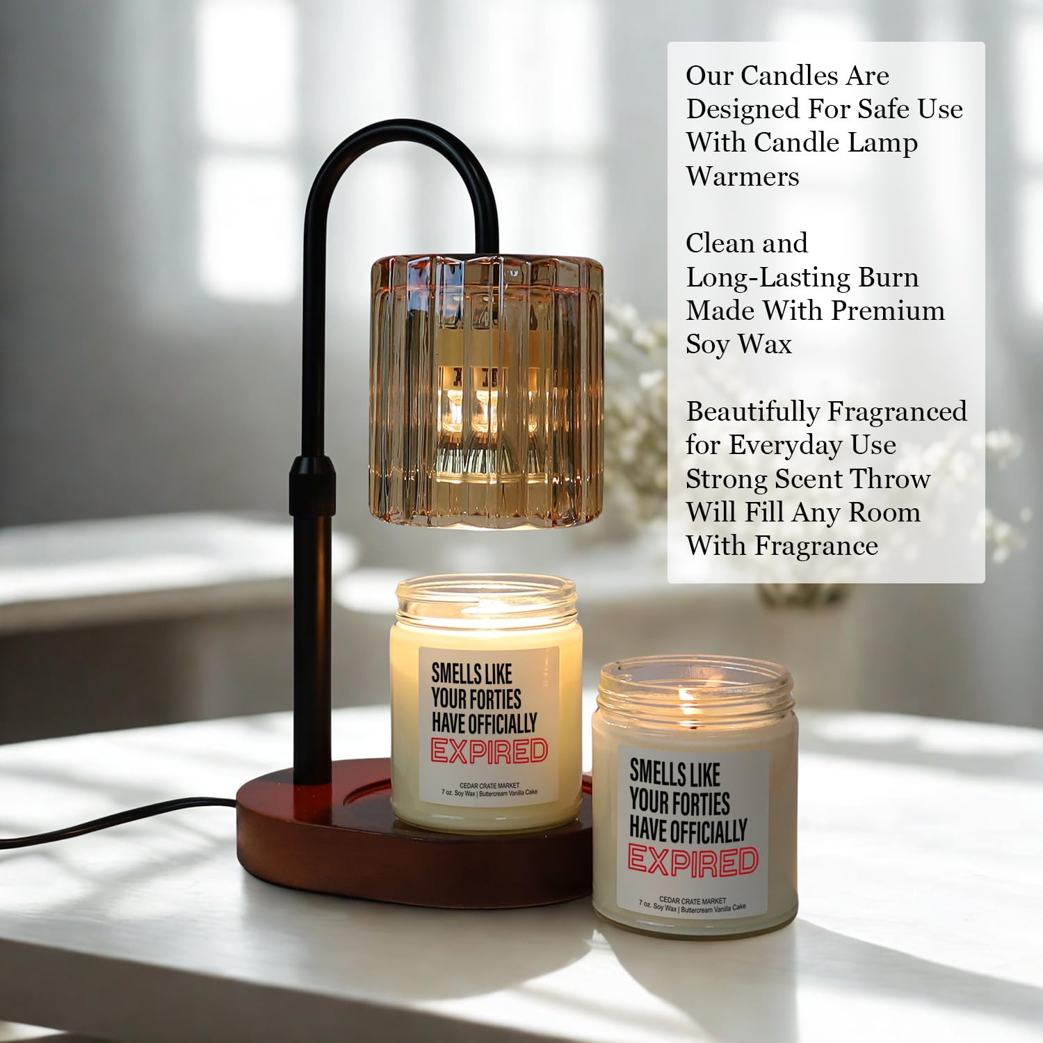 50Th Birthday Gifts For Her - Best Ideas, Buttercream Vanilla Scented With Sprinkles On Top, 100% Soy Candle For Women, Mom, Friends, Wife, Sister, Grandma, Handmade Aromatherapy Candles Decoration