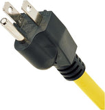 Heavy Duty Surge Protector Power Strip 8 Outlets 1500J 12FT Cord Metal Housing Yellow
