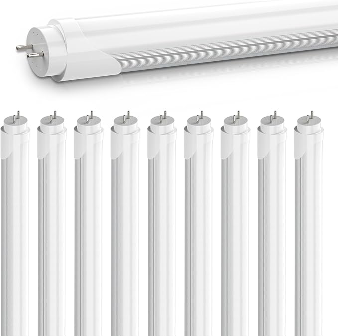 10 Pack 4FT T8 LED Tube Lights 18W 2400LM 6000K Type A B Fluorescent Replacement