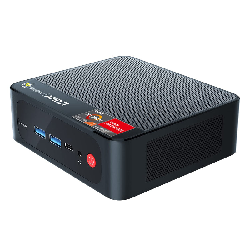 Beelink SER5 PRO Mini PC, Mini Desktop Computer with AMD Ryzen 7 5700U(8C/16T,