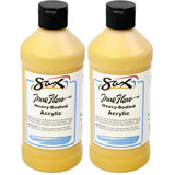 True Flow Acrylic Medium Bodied Paint - Pint - Yellow Ochre - 408492 (Pack Of 2)