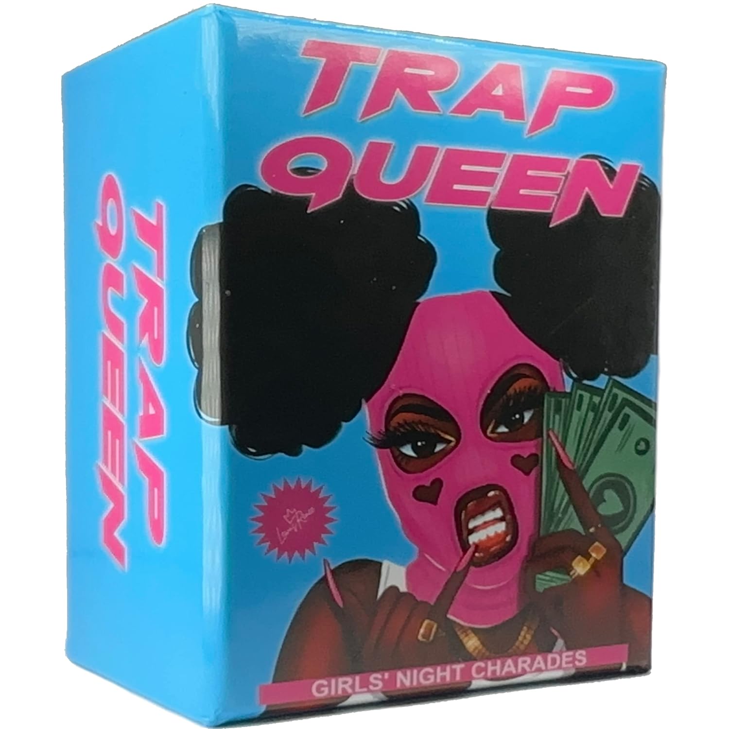 Trap Queen Hood Charades – Black-Owned Adult Party Game For Girls' Night Out, Perfect For Fans Of Black Culture And Fun Charades