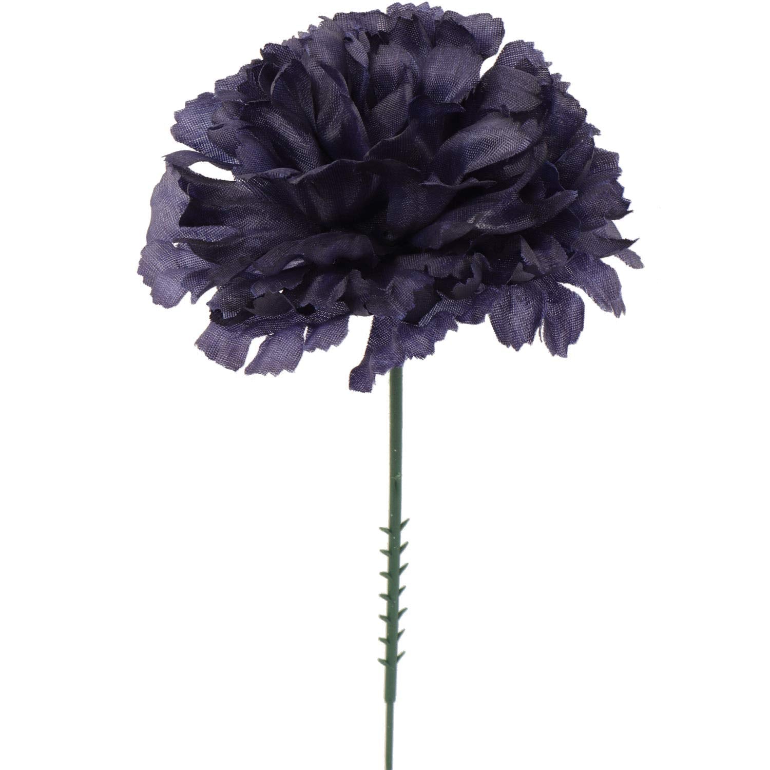 Box Of 100: Artificial Carnation Flower Picks | 5" Long | 3.5" Wide | Navy Blue | Floral Picks | Crafting Supplies | Parties & Events | Home & Office Decor